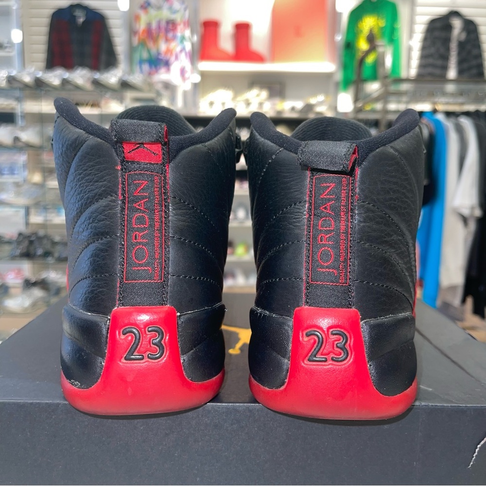 Air Jordan 12 Retro BG 'Flu Game' 2016 - LIGHTLY WORN NO BOX - Picture 4 of 7